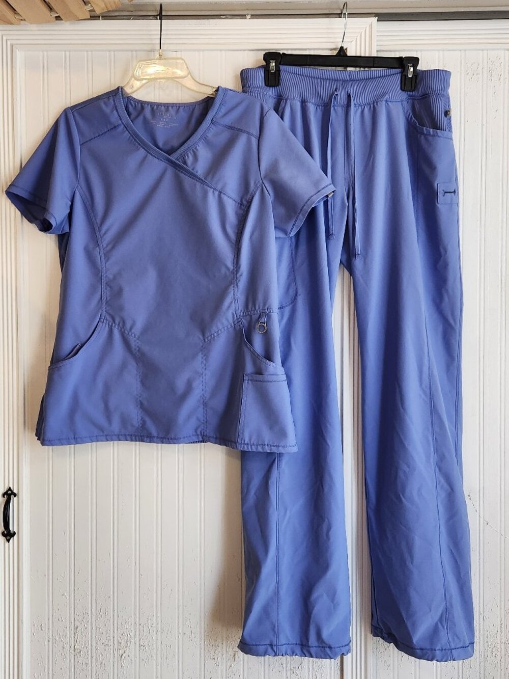 CHEROKEE INFINITY Women's Blue Scrub Set - Large Tall